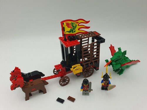 Lego 6056 dragon wagon karren - dragon,