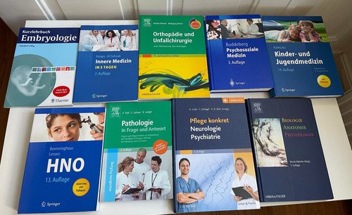 Medizin bücher set - 9x,