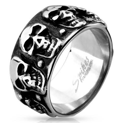Herren totenkopf ring pattern - herren,