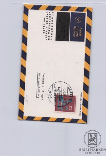 Lufthansa first flight - first, cover