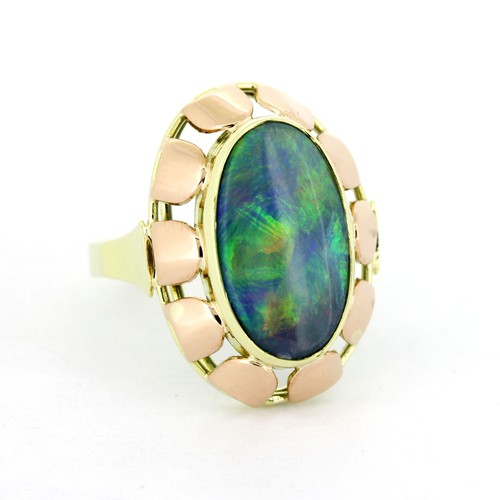 Ring 585 gold opal - ring, kt