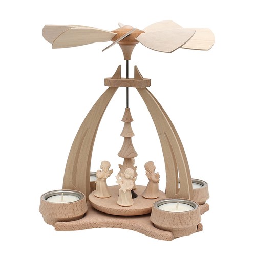 Holz teelichtpyramide mit - mit, 4