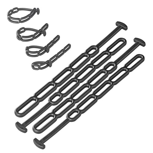 4er set gummi spannring - set,