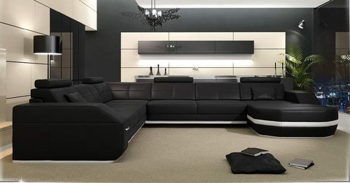 Ecksofa ledersofa big xxl - ecksofa,