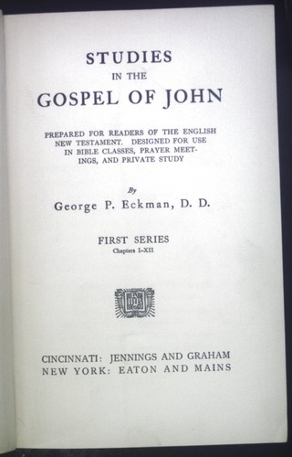 Studies the gospel - studies, in
