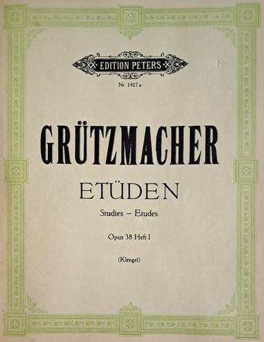 Grützmacher etüden für - grÜtzmacher,