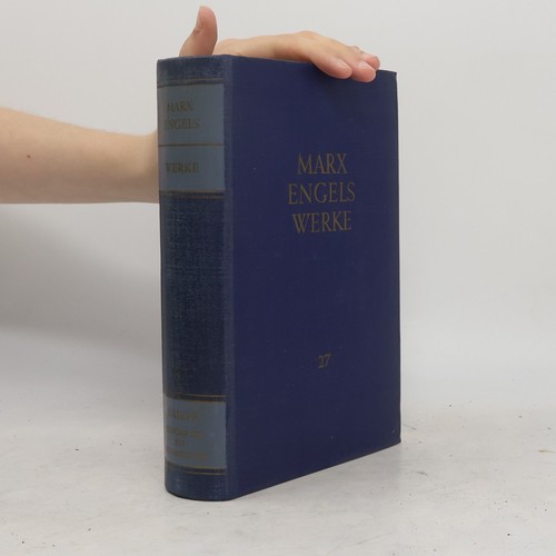 Marx engels werke - marx-engels-werke, 27 