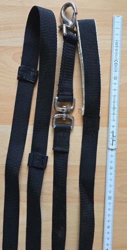 Pferde/Pony/Longe/schwarz/Gurt
