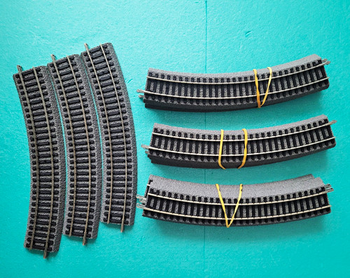 12x gleis mit - gleis, bettung