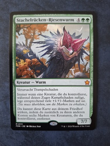Stachelrücken-Riesenwurm