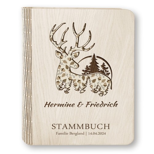 Stammbuch holz stammbücher - stammbuch,