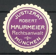 Präge reklamemarke justizrat - präge-reklamemarke,