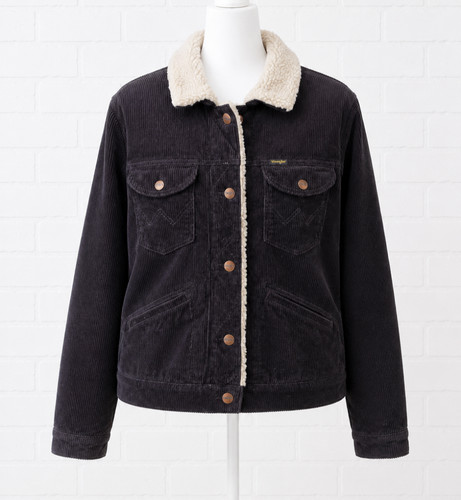 Wrangler damen sherpa navy - wrangler,