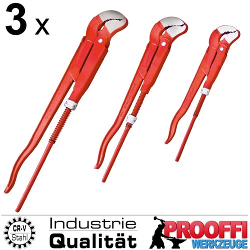 Eckrohrzange rohrzange - 3x,