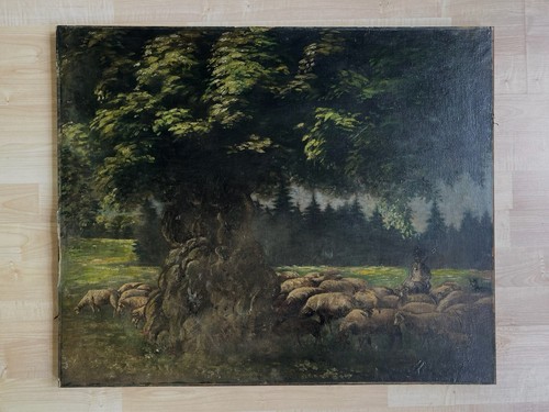 Altes ölgemälde simon - Ölgemälde,