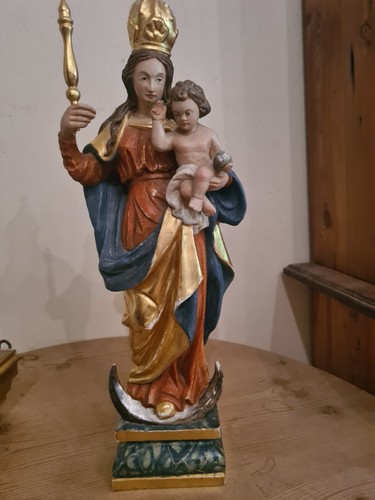 Madonna mit kind 53cm holz - mit, 53cm,