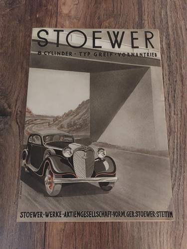 Original prospekt stoewer - , 8