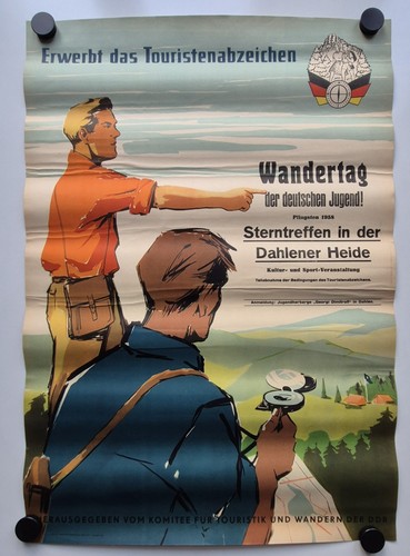 Plakat fdj tourismus dahlener - tourismus,