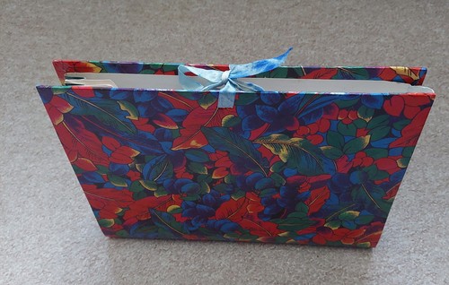 Fächermappe bunt floral - fächermappe,