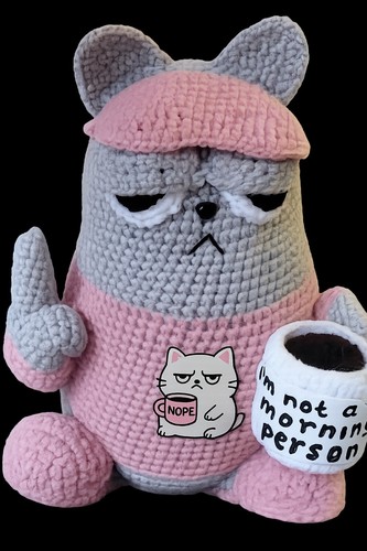 Amigurumi cat spaß müde - amigurumi,