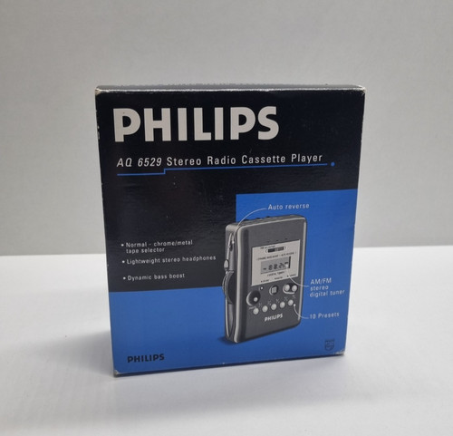 Philips 6529 radio cassette - aq,