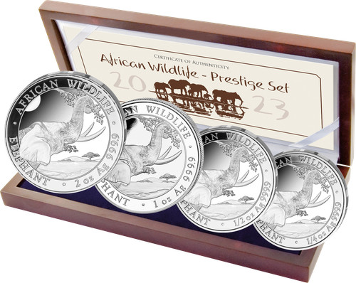 Silber somalia elefant - silber,