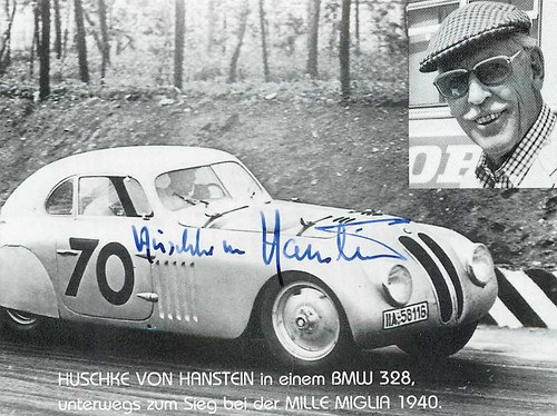 Huschke von hanstein autogramm - huschke,