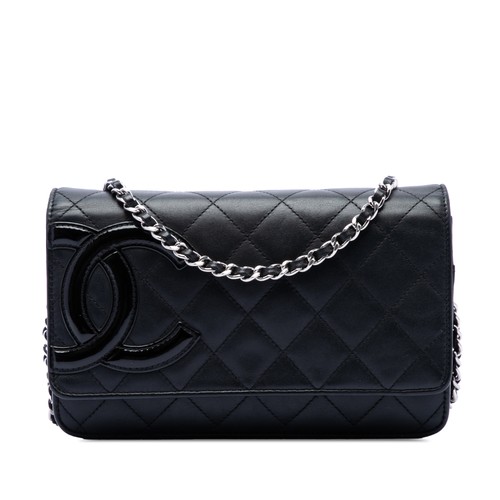 Chanel quilted lambskin cambon - chanel,