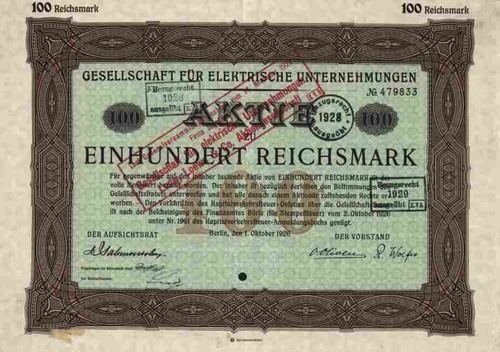 Gesellschaft für elektrische - für,