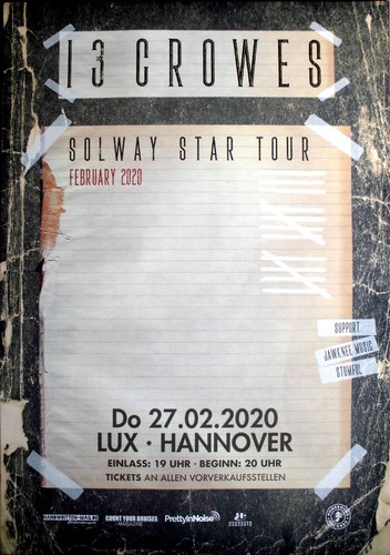 Crowes 2020 plakat in - crowes,