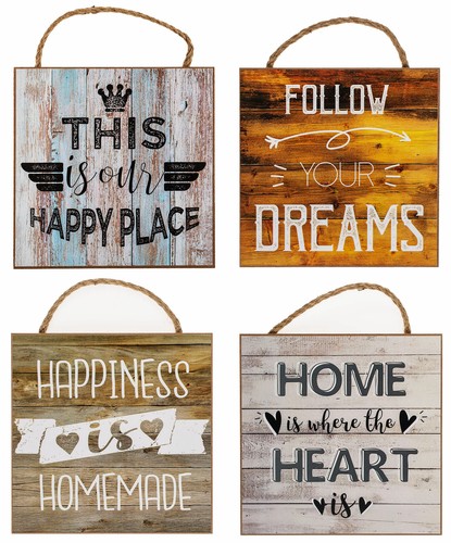 4er set wandbilder 20x20cm - set,