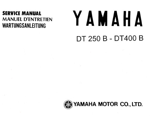 Yamaha 250 400 - dt, (b)