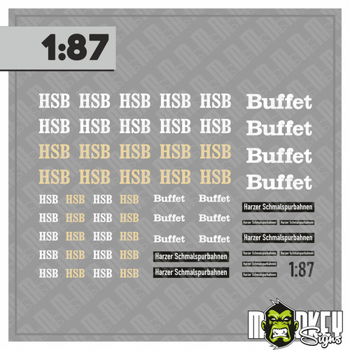 Mehrteiliges set hsb - set, harzer