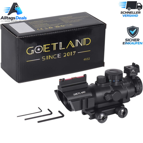 Zielfernrohr 4x32 red dot - 4x32,