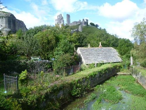 Foto ein blick - auf, corfe