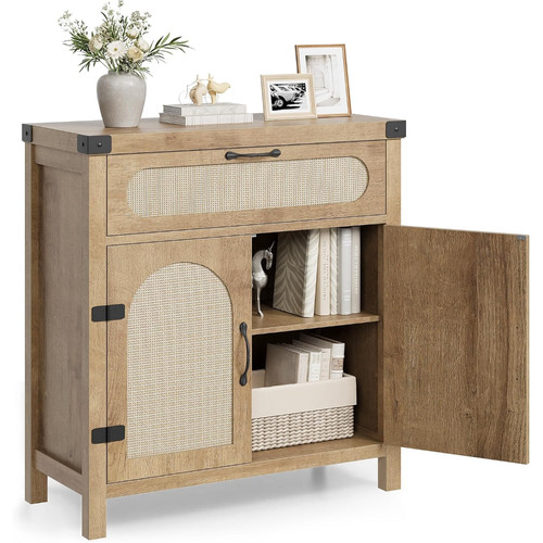 Modern rattan kommode - rattan-kommode, mit