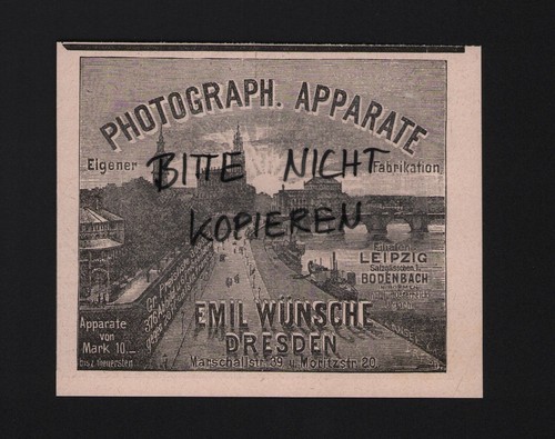 Dresden werbung 1894 emil - dresden,,