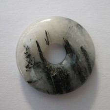 Turmalinquarz donut rund 30 - Ø,