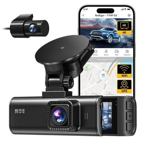 Redtiger dashcam vorne und - redtiger, 4k