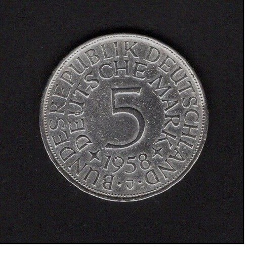 Bund 1958 dm silberadler - j,