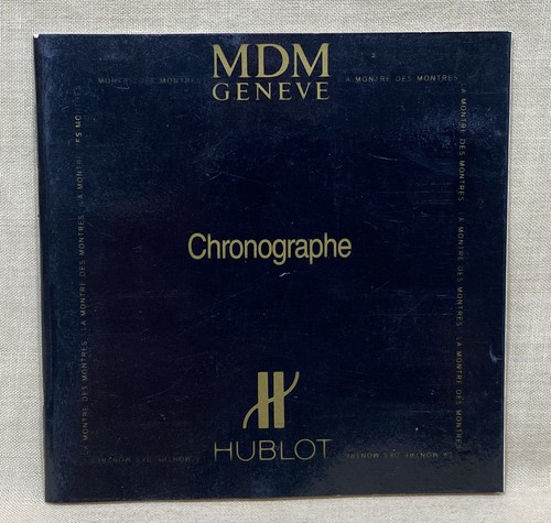 Hublot mdm 1988 booklet - 1988,