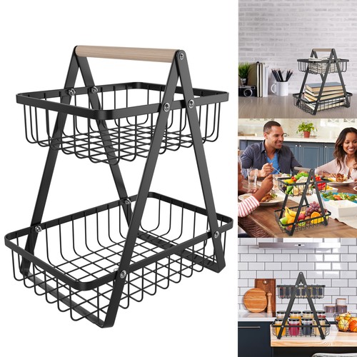 Stöckig obstkorb etagere - 2-stöckig,