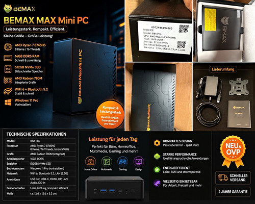 Bemax maxmini b8a - maxmini, ryzen