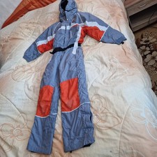 Schneeanzug, Skianzug, degre7 K, Gr. 140, grau/orange, Kapuze, sehr gut erhalten