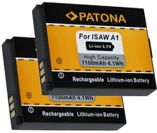 2 x Patona Akku für Actionpro X7 / ISAW A1, A2 Ace, A3, Extreme