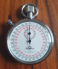 Uhr Taschenuhr / Stoppuhr Rocar 1/10 Antimagnetic Mechanisch Handaufzug Swiss