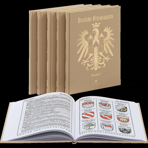 Otto hupp deutsche ortswappen - deutsche,