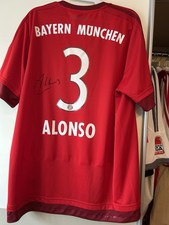 Autogramm Trikot Signiert FC Bayern München Xabi Alonso Xavi Unterschrift FCB L