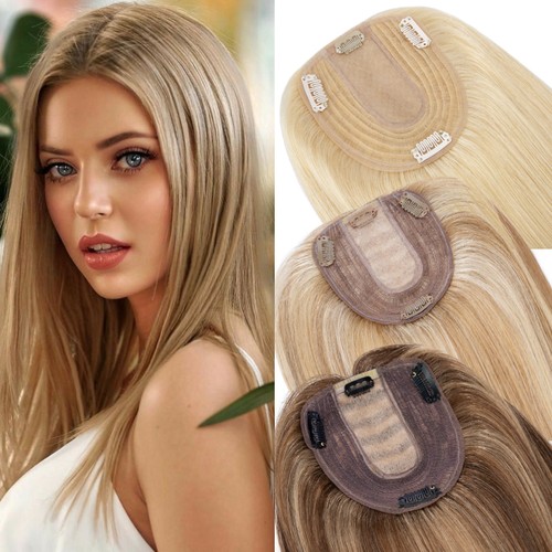 100 echthaar topper toupee - 100%,