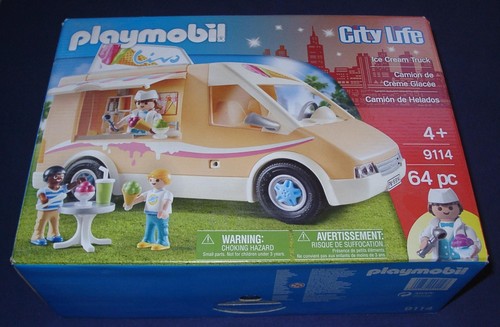 Playmobil ice cream - playmobil, truck